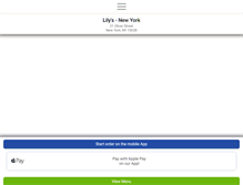 Tablet Screenshot of lilyschinesenewyork.com